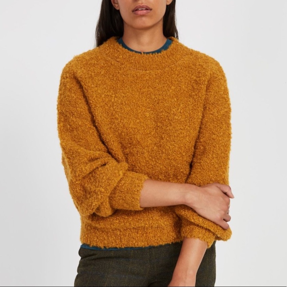 Frank & Oak Fuzzy Teddy Crewneck Sweater
